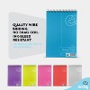 Steno Pads Spiral 6 x 9 inches, Gregg Rule White Paper, 80 Sheets Steno Notebook for writing in Pink, Purple, Green, Blue, Red, Grey, Color May Vary - 4 of 4