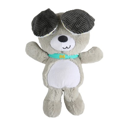 stuffed animal dog with puppies in belly