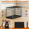 Yaheetech Metal Dog Crate for Small to Medium-Sized Dogs, Black - 3 of 4