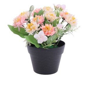 Unique Bargains Artificial Plants Chrysanthemum Plastic 4.33"x4.33"x7.87" 1 Pcs - 1 of 4