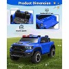 Kids Ride On Pickup Car, 12V Electric Ride On Truck for Kids, Remote Control Toy Car, 3 Speeds, Spring Suspension & LED Lights - 3 of 4