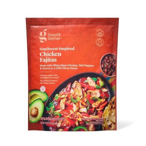 Frozen Southwest Inspired Chicken Fajitas - 22oz - Good & Gather™ : Target