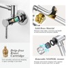 WOWOW Wall Mount Folding Pot Filler Faucet with Double Handle - 4 of 4