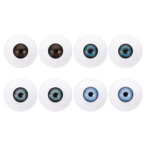 Unique Bargains Realistic DIY Craft Three-Dimensional Acrylic Doll Eyes 4 Pair - 1 of 4