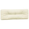 vidaXL Pallet Cushions 3 pcs Cream Fabric - 4 of 4