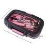 Fleming Supply Household Hand Tool Set Including a Hammer, Wrench, Screwdriver, and Pliers 15pc – Pink - 3 of 4