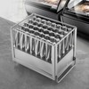 VEVOR Commercial Popsicle Moulds, 40PCS Cylindrical Ice Pop Moulds, Stainless Steel Ice Lolly Popsicle Moulds, Ice Cream Maker Mould Holder - 2 of 4