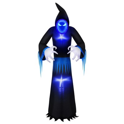 Occasions 8' INFLATABLE INFINITY MIRROR REAPER, 8 ft Tall, Multicolored