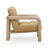 TOV Furniture Bekah Genuine Leather Accent Chair in Tan - 4 of 4