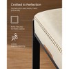 VASAGLE EKHO Collection - Bar Stools Set of 2, Counter Height Bar Stools, Synthetic Leather with Stitching - 3 of 4