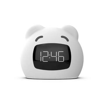 Kids' Wake Up Light Alarm Bear Clock White - Capello