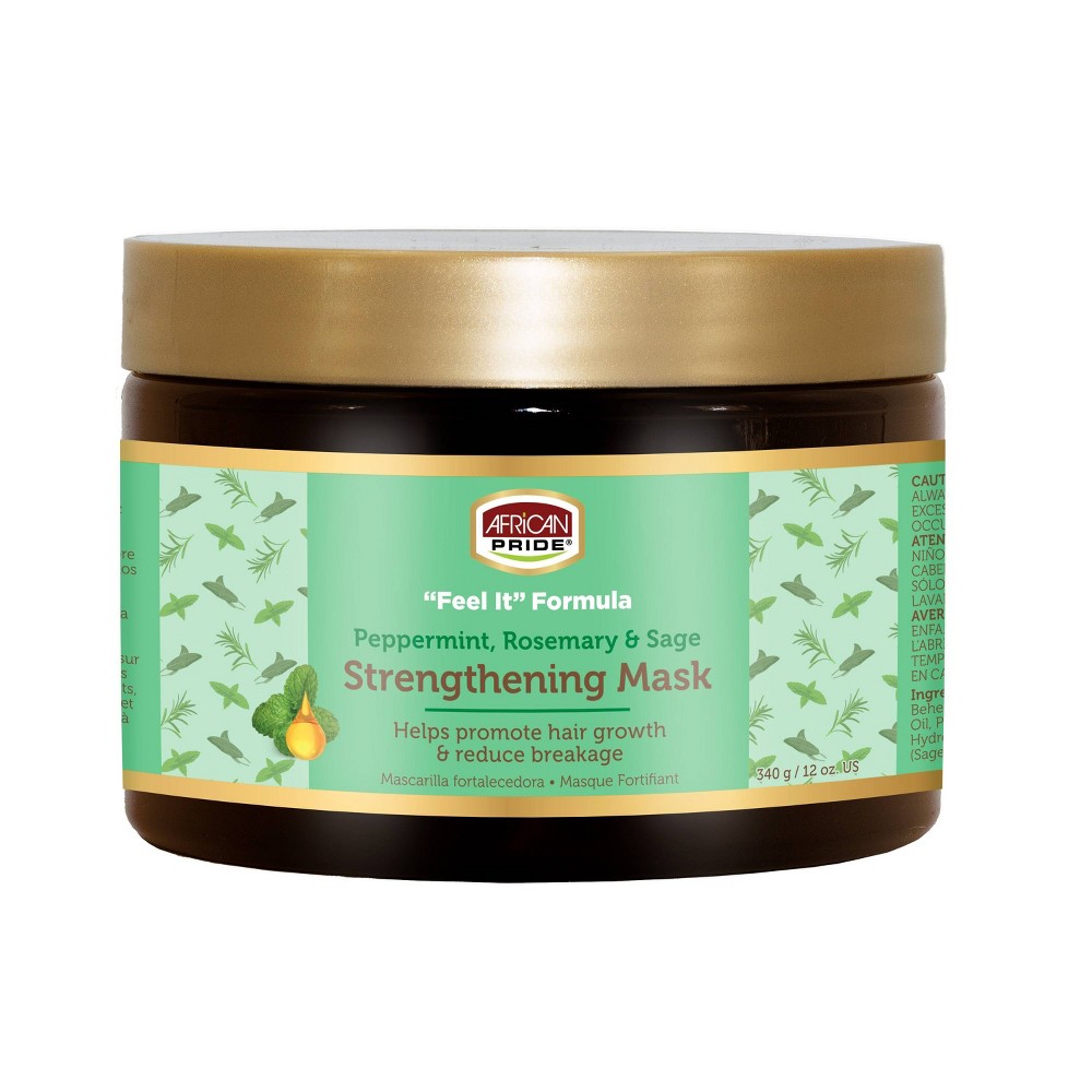 Photos - Hair Product African Pride Feel It Formula Strengthening Mask Hair Treatment - 12oz