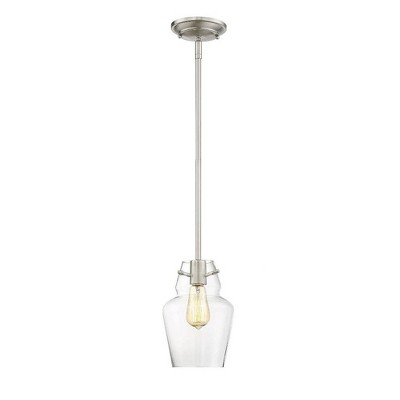 Savoy House Vintage 1 - Light Pendant in  Satin Nickel