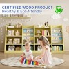 PDTEND Wooden Kids Bookshelf & Toy Storage Cabinet for Playroom, Nursery, Bedroom, and Living Room - 4 of 4
