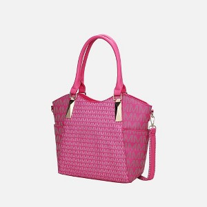 MKF Collection Devorah Stylish Tote Handbag Signature Printed by Mia K - 1 of 4