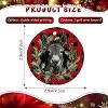 Lomsoe Donkey Ornaments for Christmas Tree Christmas Ceramic Ornaments Red Christmas Tree Hanging Decor Christmas Tree Ornament Christmas Gift - 2 of 4