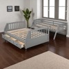 Twin Over Full Bunk Bed with Storage Drawers, Shelved Staircase, and Reversible Ladder, Convertible Design - 4 of 4