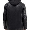 X RAY Men's Grainy PU Leather Hooded Jacket With Faux Shearing Lining - 2 of 4