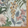 Crystal Print Thea Bold Modern Floral Indoor Livingroom Dining Bedroom Flat Pile Easy Care Area Rug - 2 of 3