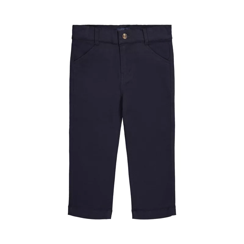Andy & Evan Kids Classic Twill Pant In Blue, Size 6y. : Target