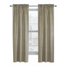 Thermalogic Checkmate Energy Efficient Room Darkening Simple Mini Check Pattern Pole Top Curtain Panel Pair Navy - image 2 of 4