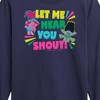 Boys' - Trolls - Let Me Hear You Shout Poppy and Branch Long Sleeve Graphic T-Shirt - 2 of 4