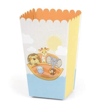 Big Dot of Happiness Noah's Ark - Baby Shower or Birthday Favor Popcorn Treat Boxes - Set of 12