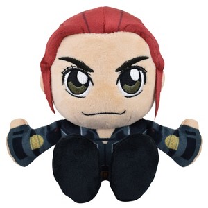 Bleacher Creatures Marvel Black Widow 8" Kuricha Sitting Plush-Soft Chibi Inspired Toy - 1 of 4
