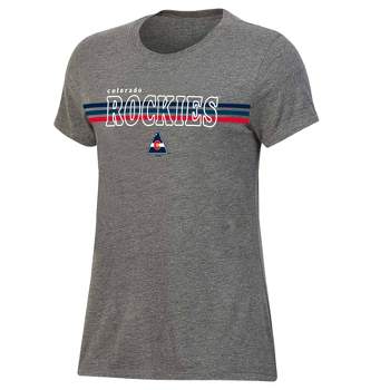 Nhl Colorado Rockies Women's Vintage Long Sleeve Polo T-shirt : Target