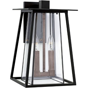 Hinkley Walker 15" High Black Outdoor Wall Light - 1 of 2