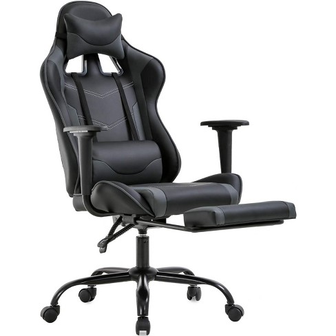 FDW PC Gaming Chair Desk Chair Office Chair Executive High Back PU Leather Racing Computer Chair with Lumbar Support Footrest - image 1 of 4