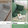 Gericco Loveseat Sofa 56", Small Couches for Small Spaces, Mid Century Love Seat Couches for Living Room, Upholstered 2-Seater Small Couch - 2 of 4