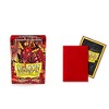 Dragon Shield 5 Packs Dragon Shield Matte Mini Japanese Crimson 60 ct Card Sleeves Value Bundle! - 3 of 4