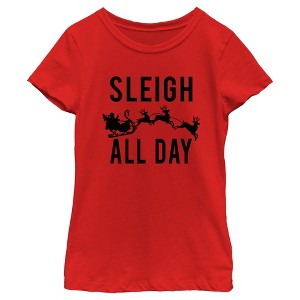 Girl's Lost Gods Sleigh All Day T-Shirt - 1 of 4