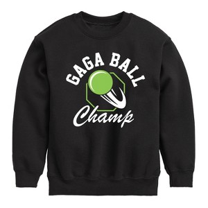 Boys' - Instant Message - Gaga Ball Champ Graphic Long Sleeve Fleece Sweatshirt - 1 of 4