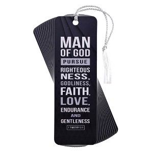 Dicksons Inspirational Bible Verse Tassel Bookmark for Books and Novels 2 x 6 Cardstock Be Strong and Do Not Give Up - Pack of 12 - 1 of 1