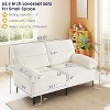 Dronkon 63in Indoor Loveseat 2 Seater Sofa, Beige - 2 of 4