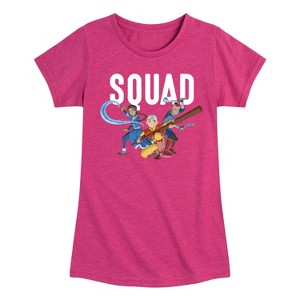 Girls' - Avatar: The Last Airbender - Trio Squad Fitted Short Sleeve Graphic T-Shirt - 1 of 4