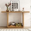 NicBex Minimalist Elegant Console Table with U-Base Design,Curved Corners Entryway Table for Living Room,Hallway - 2 of 4