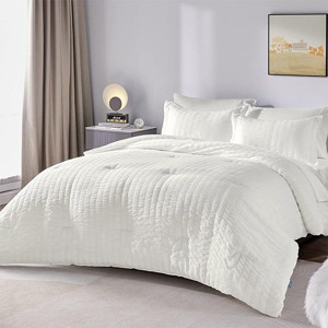 Hub Styler Queen Modern Seersucker Bedding Set - 1 of 4
