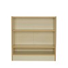 Factory Direct Partners Kids' 30" 2 Shelf Bookcase Almond Maple Wood Laminate Off White - 2 of 4