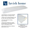 Hastings Home Memory Foam Cooling Body Pillow - Blue/White - image 3 of 4