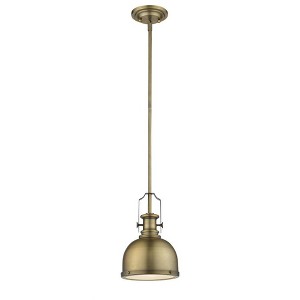 Melange Steel Hanging Ceiling Light - Modern Design, Dimmable, 1 Bulb, 100W, 8.25" x 11.75" - 1 of 1