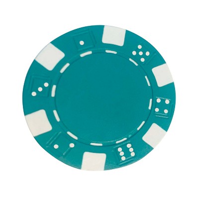 green poker chips clip art