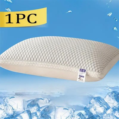 Aghana Digitals Ice-Silk Cooling Pillow with 3D Tofu Texture, Dual-Side Design for All-Season