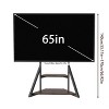 Artloge Heavy Duty Freestand TV Stand Industrial TV Mount Stand Corner TV Floor Stand Adjustable for 40-75" TVs Max Load 80KG with Storage Shelves - 3 of 4
