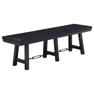 Coaster Home Furnishings Newport Trestle Dining Bench Black - 1 of 4