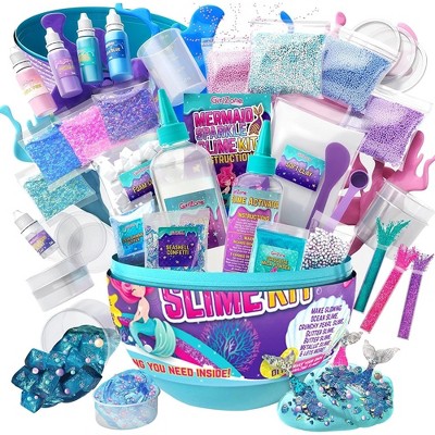 GirlZone Egg Surprise Slime Kit, Sensory Toys for Kids, Create DIY Slime Glitter Fun with Slime Kits