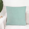 Unique Bargains Viscose Velvet Comfortable and Soft Decorative Throw Pillow Cover Square - 2 of 4