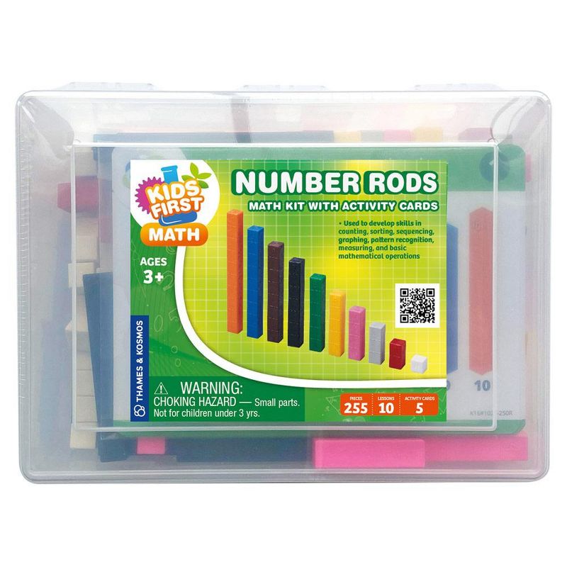 Thames & Kosmos Kids First Math: Number Rods Math Kit with Activity Cards, 1 of 7